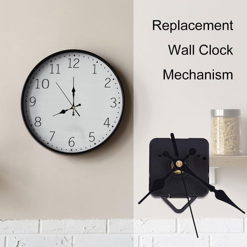 Uhrwerk Set Lautlos Mit Zeigern - DIY Quarz Uhrwerk Für Wanduhren Ersatz