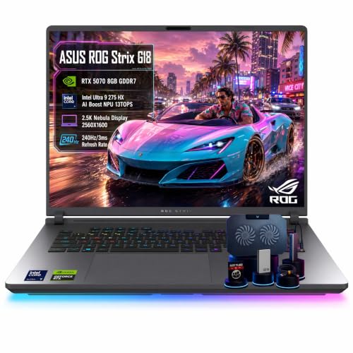 Image of ASUS ROG Strix G18 18 Gaming Laptop Intel Ultra 9 275HX RTX 5070 64GB 4TB