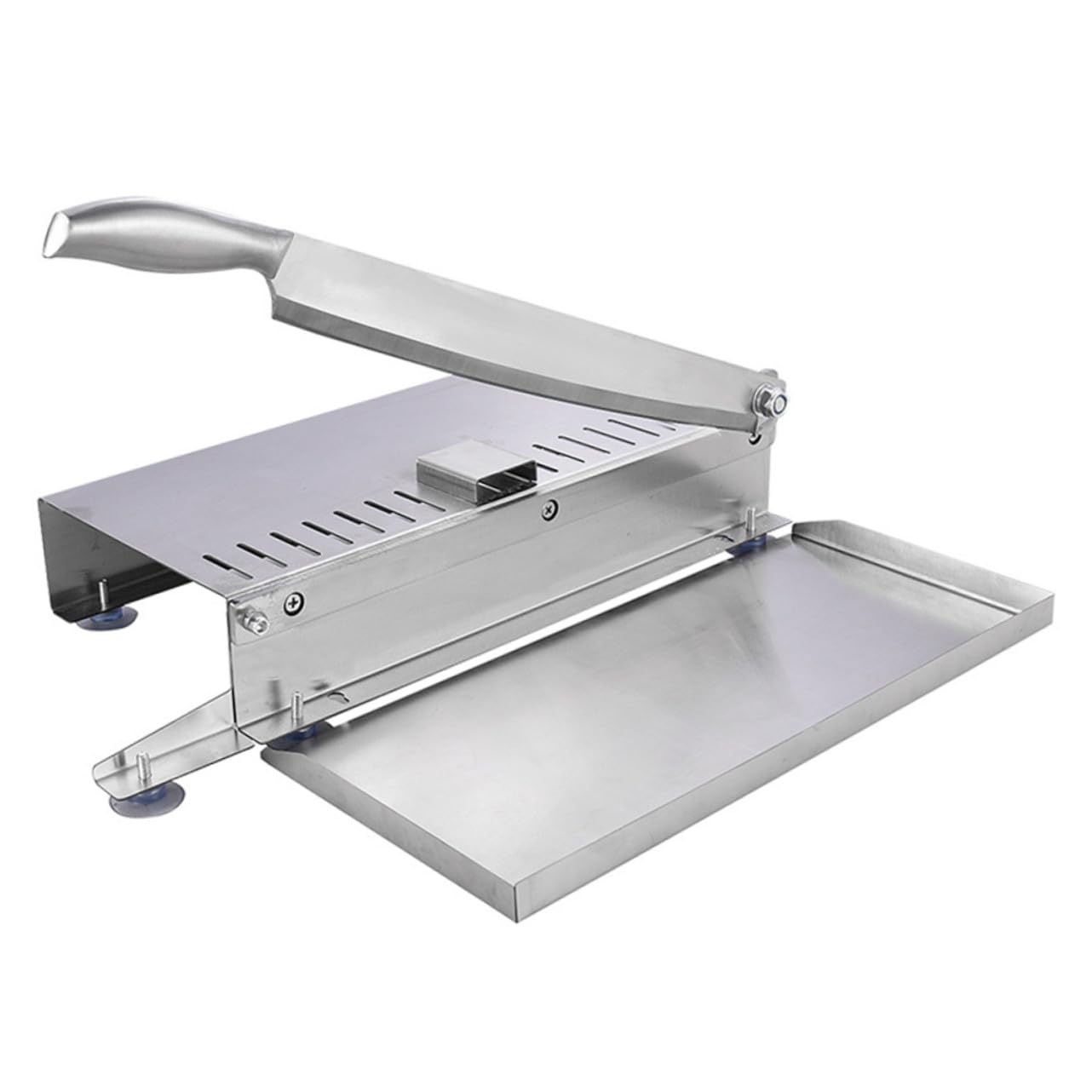 LABRIMP Cuchillo de Carnicero de Acero Inoxidable Plata Mango Ergonómico
