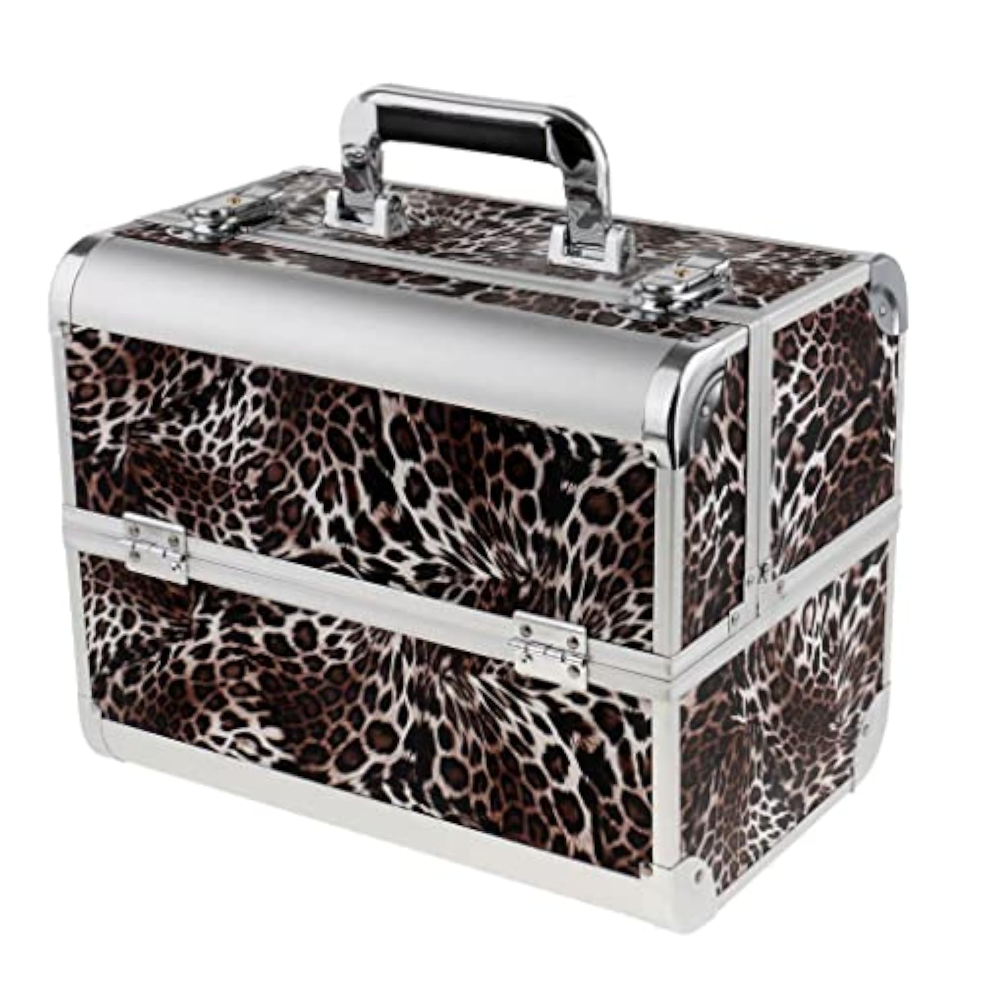 Aluminum Makeup Train Jewelry Storage Box, Lockable