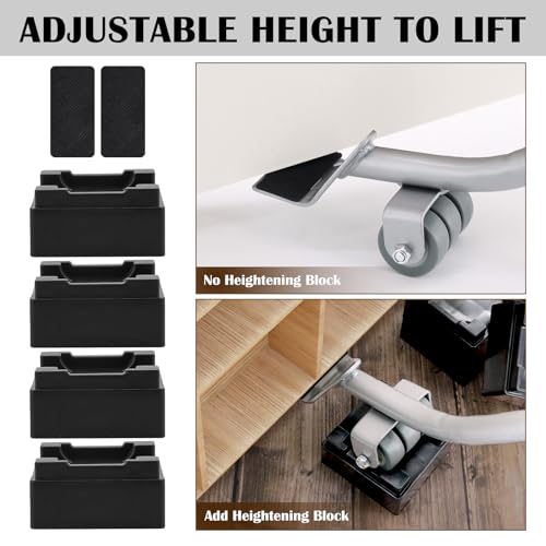 Furniture Lifter Tool with Raise Blocks