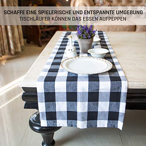 Runner da tavolo, 180 x 32 cm, robusto runner da