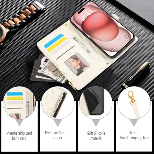 Coque iPhone 16 Pro multifonction avec fermeture magnétique et support vidéo