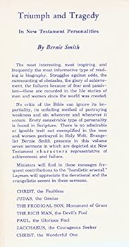 Hardcover Triumph and Tragedy in New Testament Personalities Book