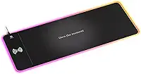 Mouse Pad Gamer RGB Grande com Carregamento sem Fio 15W, Mousepad Extra Grande 80x30cm, Base Antiderrapante, Controle por Toque, 17 Modos de Luz, para Teclado, Mouse, PC e Notebook