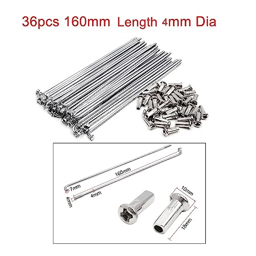 Rayons de roue de moto renforcés 4mm pour une jante stable - 5
