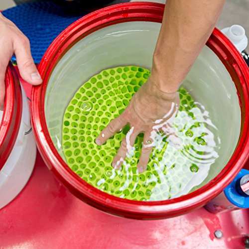 Chemical Guys Dirttrap04 Cyclone Dirt Trap Car Wash Bucket Insert Car Wash Filter Removes Dirt And Debris While You Wash (Green) 12" Diameter Great For Washing Cars, Trucks, Suvs, Rvs & More #TOP5