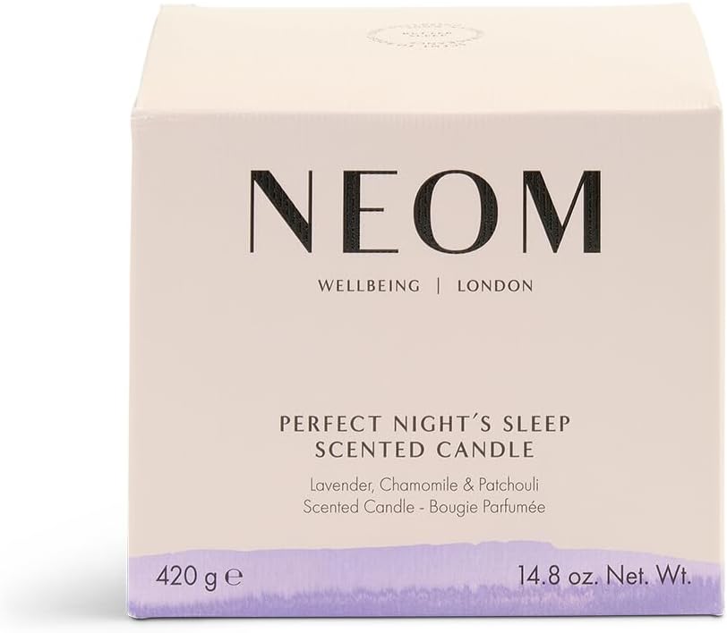 NEOM- Lavender, Chamomile & Patchoui Candle (3 Wick) - Image 3
