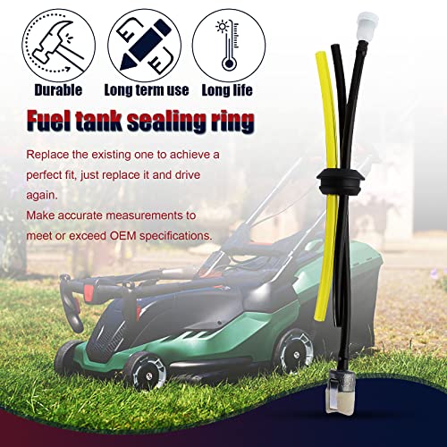 Qazaky Fuel Gas Tank Grommet Kit With Fuel Line Filter Primer Bulb For Echo Blower String Trimmer Pas225 Pe201 Pe310 Ppf210 Hc150 Hc151 Hca266 Shc210 Shc211 Shc212 Srm211 Srm225 Srm230 Srm231 #TOP2