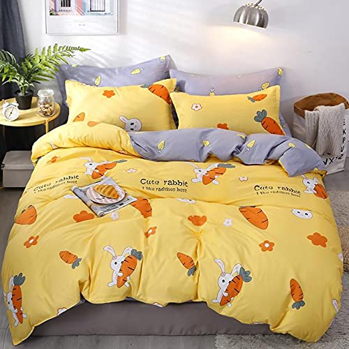 Parure de lit et taies en coton doux adaptées aux peaux sensibles