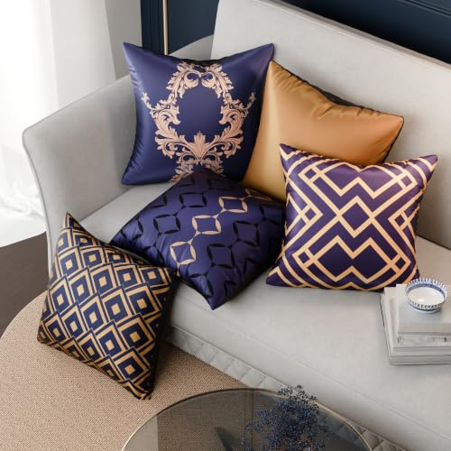 Image of Stoa Paris Cushion Cover Set of 5, Home Decor for Sofa, Bed & Living Room, Digital Printed Cushion Cover 16 Inch x 16 Inch, Soft Touch Finish, Hidden Zip Closure, Ophelia's Legacy - Ophelia