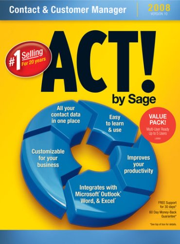 ACT! By Sage 2008 10.0 Multi-Pack