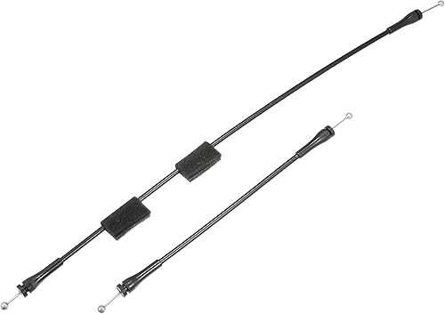 X AUTOHAUX Cable de liberación del pestillo de la puerta de carga del lado derecho trasero para Ford E-150 E-250 E-350 E-450 E-550 Econoline Super