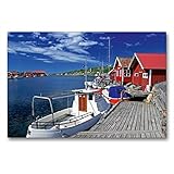 Die Deko-Bilder werden fertig aufgespannt in sicherer Versandverpackung geliefert. Der Massivholz-Rahmen aus nachhaltigem Anbau sorgt für hohe Form Stabilität