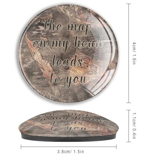 Imanes pequeños para refrigerador imanes de nevera de mapa 4