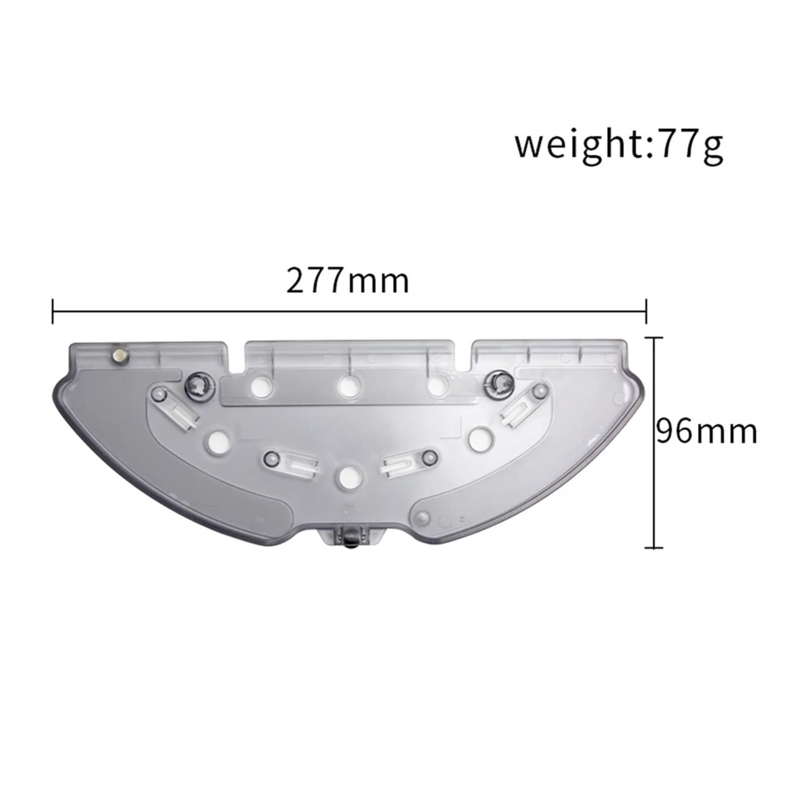 Soporte for paño de fregona, Compatible con Tapo, Robot aspirador RV20, accesorio de repuesto de plástico, accesorio seguro, fácil de instalar