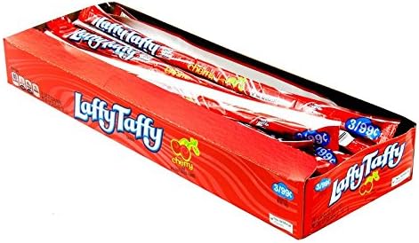 Laffy Taffy Rope Cherry 3/99C, 24 Count (SUGAR CANDY - PRE-PRICE MISC)