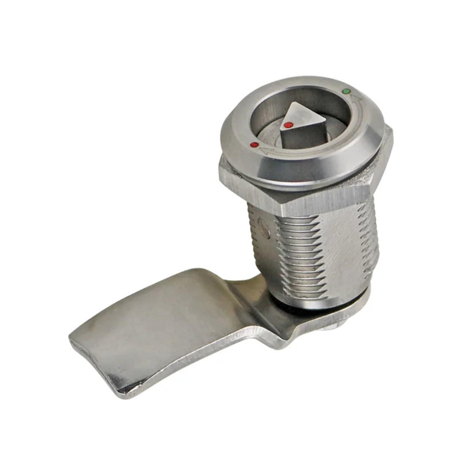 Serrure triangulaire en acier inoxydable 304, serrure à languette, serrure cylindrique rotative à 180 degrés, serrure de train, serrure de porte d'armoire électrique, 1 pièce