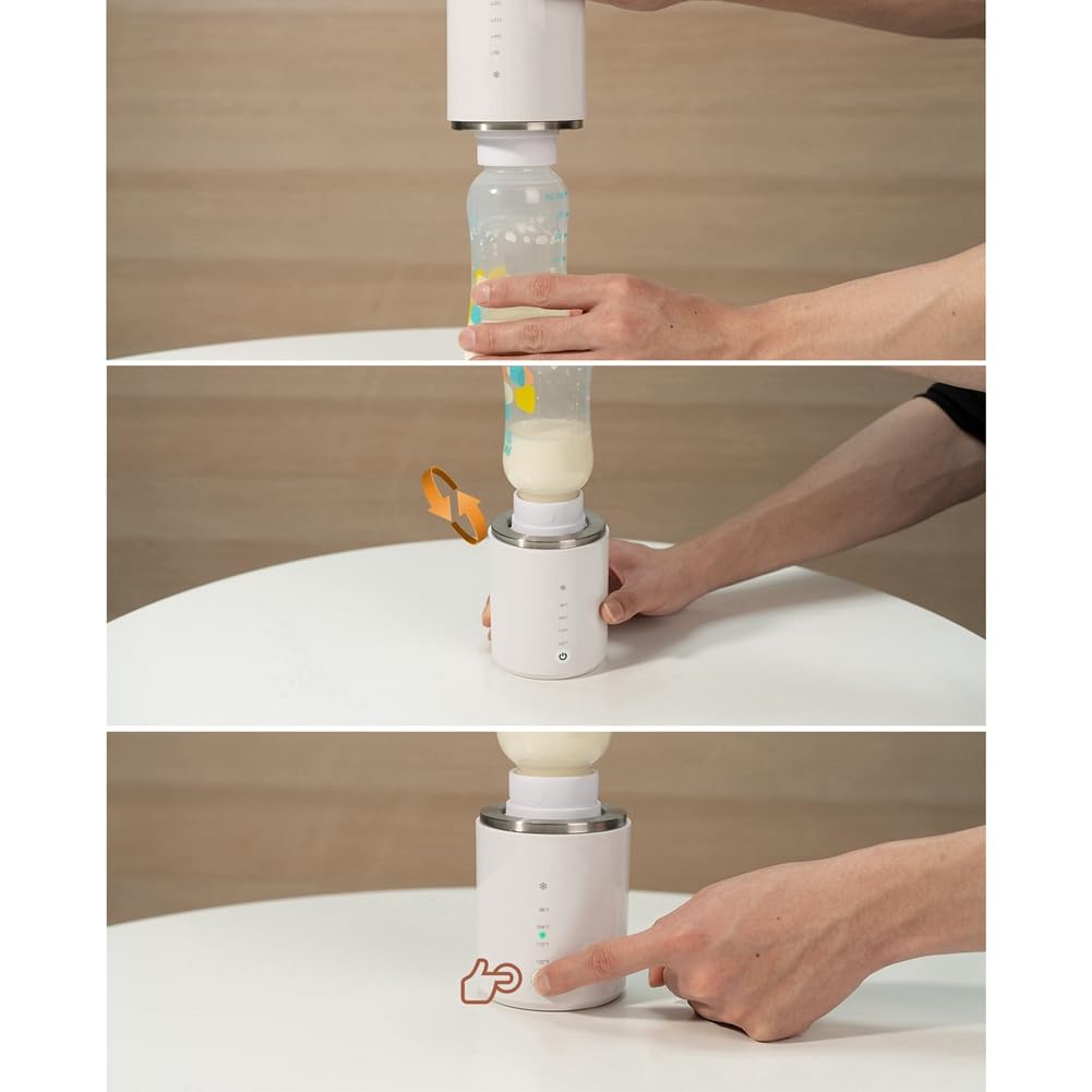Chauffe-Biberon Électrique Intelligent et Portable, Chauffe-Biberon Multifonctionnel pour un Usage Quotidien