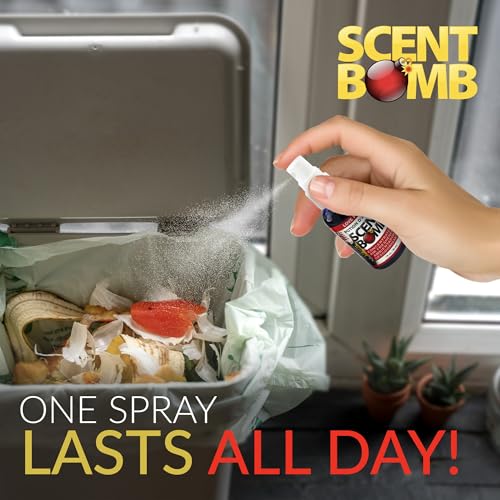 Image of Scent Bomb Air Freshener Spray, Long-Lasting Odor Eliminator - Effective Deodorizer for Home & Car, Fresh Room Spray for Kitchen, Bathroom & Smell Neutralizer - 1 oz Pack of 4, Love Potion Scent