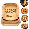 200PCS 9in Square for 8-12 QT