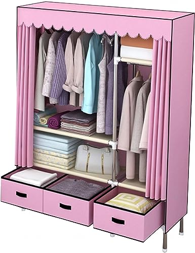 Penderie en toile de rangement portable pour éliminer le désordre des vêtements et sacs