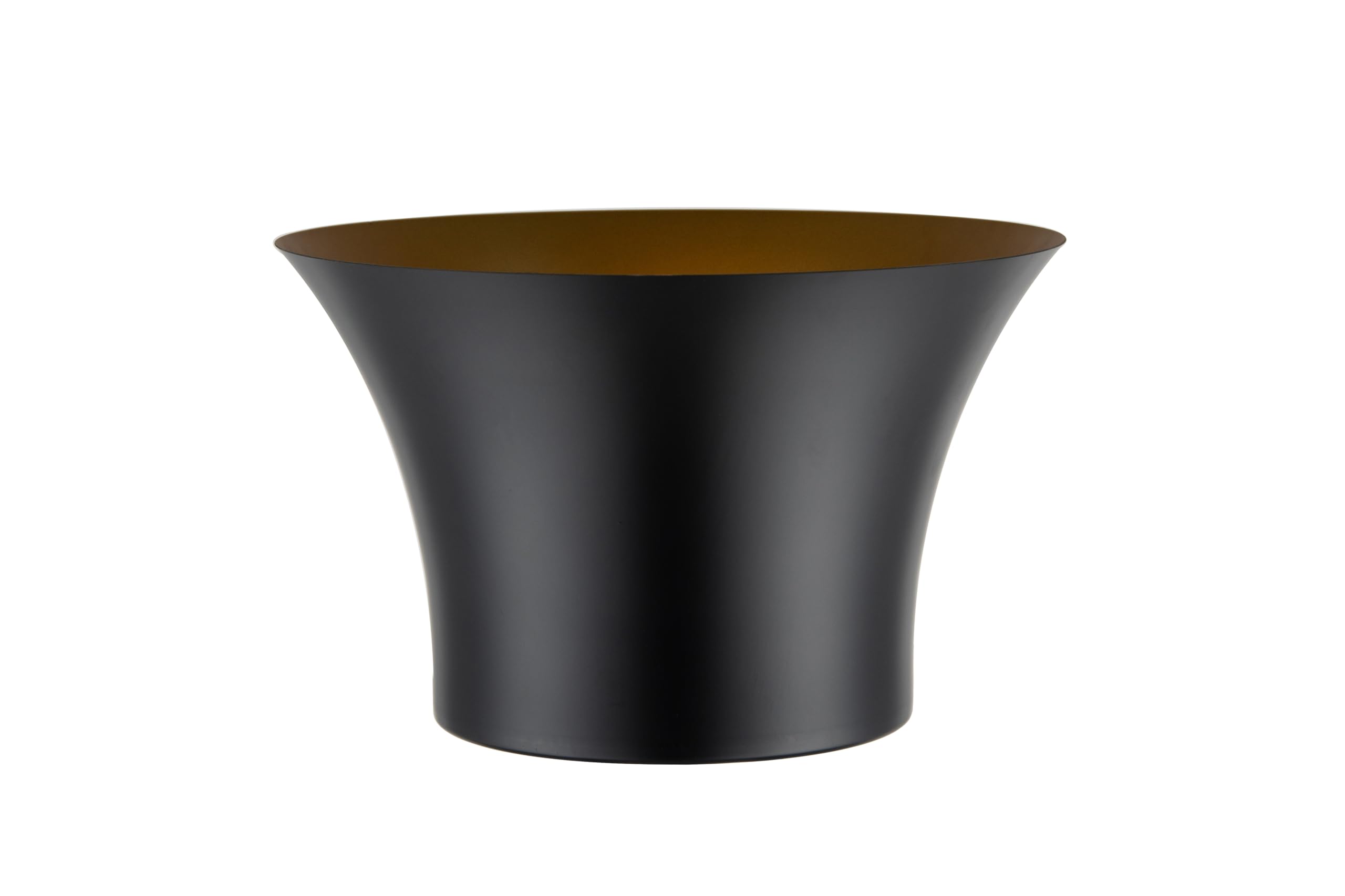 Morleos Sektkühler XXL 13 Liter Schwaz Edelstahl 35,5 x 22 cm | Flaschenkühler Weinkühler Champagnerkühler Eiswürfelbehälter Eiseimer Champagnerschale Barzubehör Geschenk für Frauen