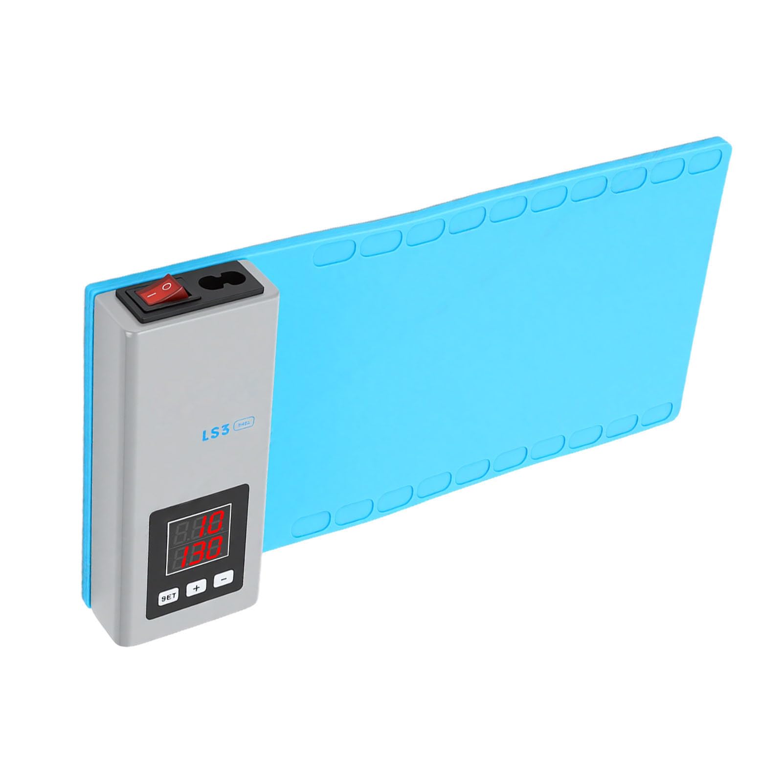 Cocoarm LCD-Heizmatte für die Handy-Reparatur: LCD-Bildschirmtrenner mit Einstellbarer Temperatur von 10–120 °C und Klarer Anzeige für die Reparatur von Tablet- und Sm (EU-Stecker)