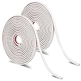 XINRUI 32.8 Ft Tile Edge Trim, Molding Trim Peel and Stick, Self-Adhesive Caulk PVC White Trim Strip