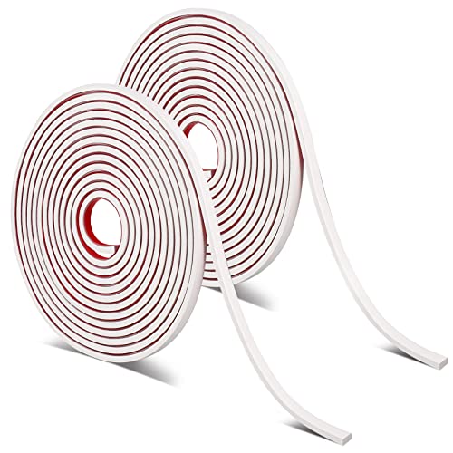Xinrui 32.8 Ft Tile Edge Trim, Molding Trim Peel And Stick, Self-Adhesive Caulk Pvc White Trim Strips For Mirror Tiles Walls Edges Borders Window Frames Backsplash Corner #TOP23
