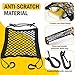 CEMZENFIX Dog Car Net Barrier - Car Barrier for Dogs & Kids Safety Stretchable Dog Net for Car Backseat, Universal Fit for Cars, SUVs, Trucks - Easy to Install, Ideal for Driving with Pets & Children