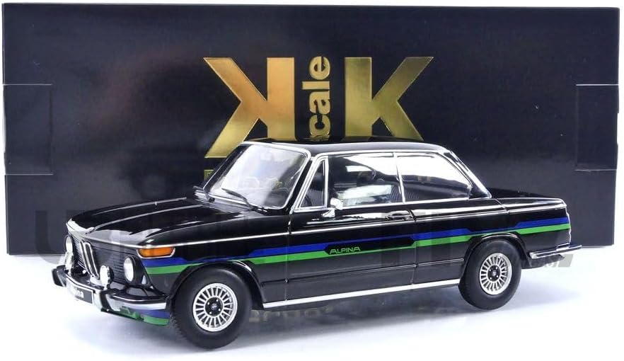 KK-Scale KKDC181322 - B-M-W 2002 Alpina Black 1974 - Scale 1/18 - Model Car