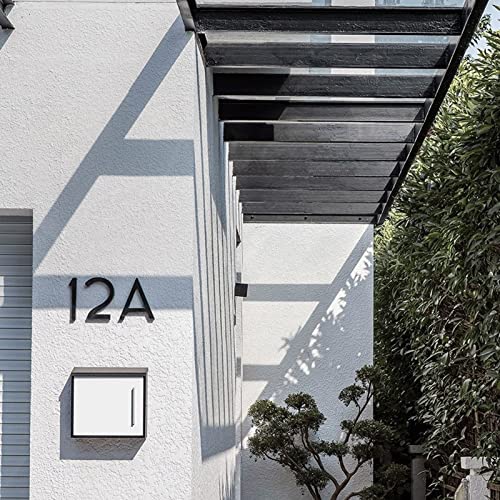 Numéro de maison extérieur anti-rouille pour une adresse visible et lisible