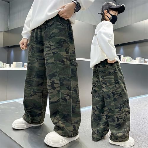 Pantalones cargo vaqueros infantiles ligeros para evitar el calor al jugar 3