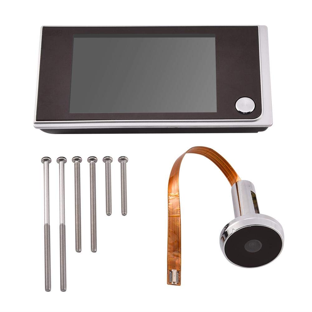 Mini caméra de sécurité pour porte d'entrée avec affichage LCD clair