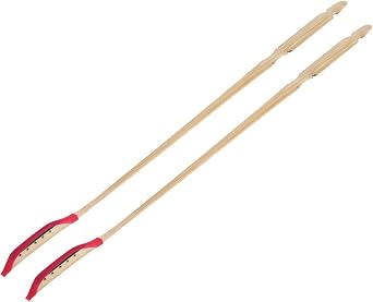 VICASKY 2pcs Yangqin Bamboo Yangqin Hammer Dulcimer Mallet Yangqin Jean Ebony Head for Yangqin Dulcimer Accessories Stretch Jeans Durable Dulcimer Bamboo Yueqin Ebony Bar