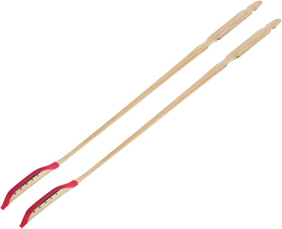 VICASKY 2pcs Yangqin Bamboo Yangqin Hammer Dulcimer Mallet Yangqin Jean Ebony Head for Yangqin Dulcimer Accessories Stretch Jeans Durable Dulcimer Bamboo Yueqin Ebony Bar