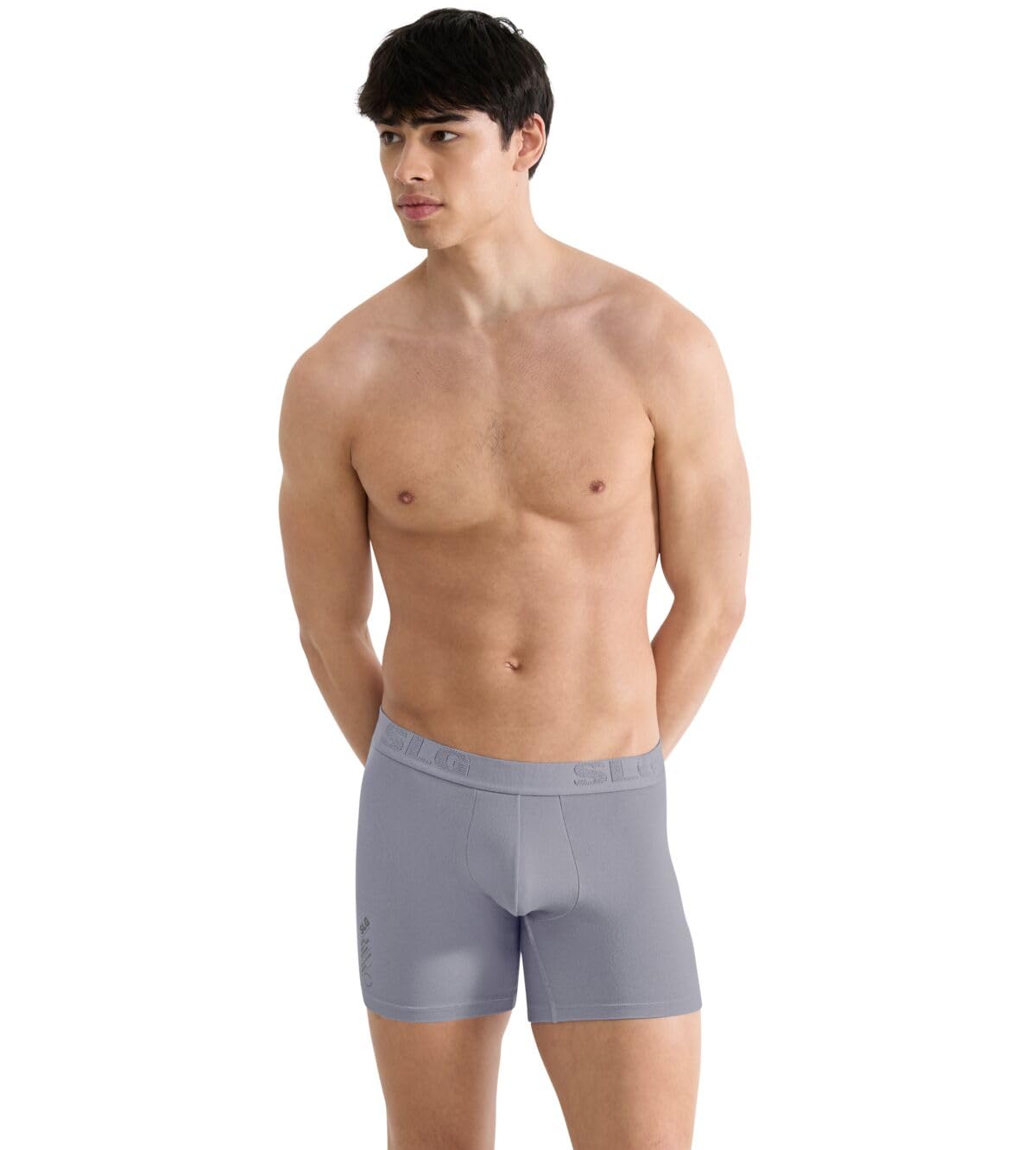 Sloggi Men's Gris Boxer Shorts Base Soft C2p (X2)