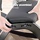 MallVitally Adjustable Kniestuhl, Ergonomischer Schaukelstuhl aus Holz - Verbessern Sie Ihre Körperhaltung mit einem angewinkelten Sitz für Zuhause, Büro (Schwarz)