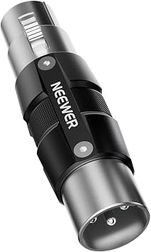 NEEWER PP04 Microphone Preamp Only for Dynamic Mic, 3-Pin XLR Preamplifier Accessories with 25dB Gain & for Clean, Pure, High Fidelity, Low Impedance Audio Output, Needs 48V Phantom Power