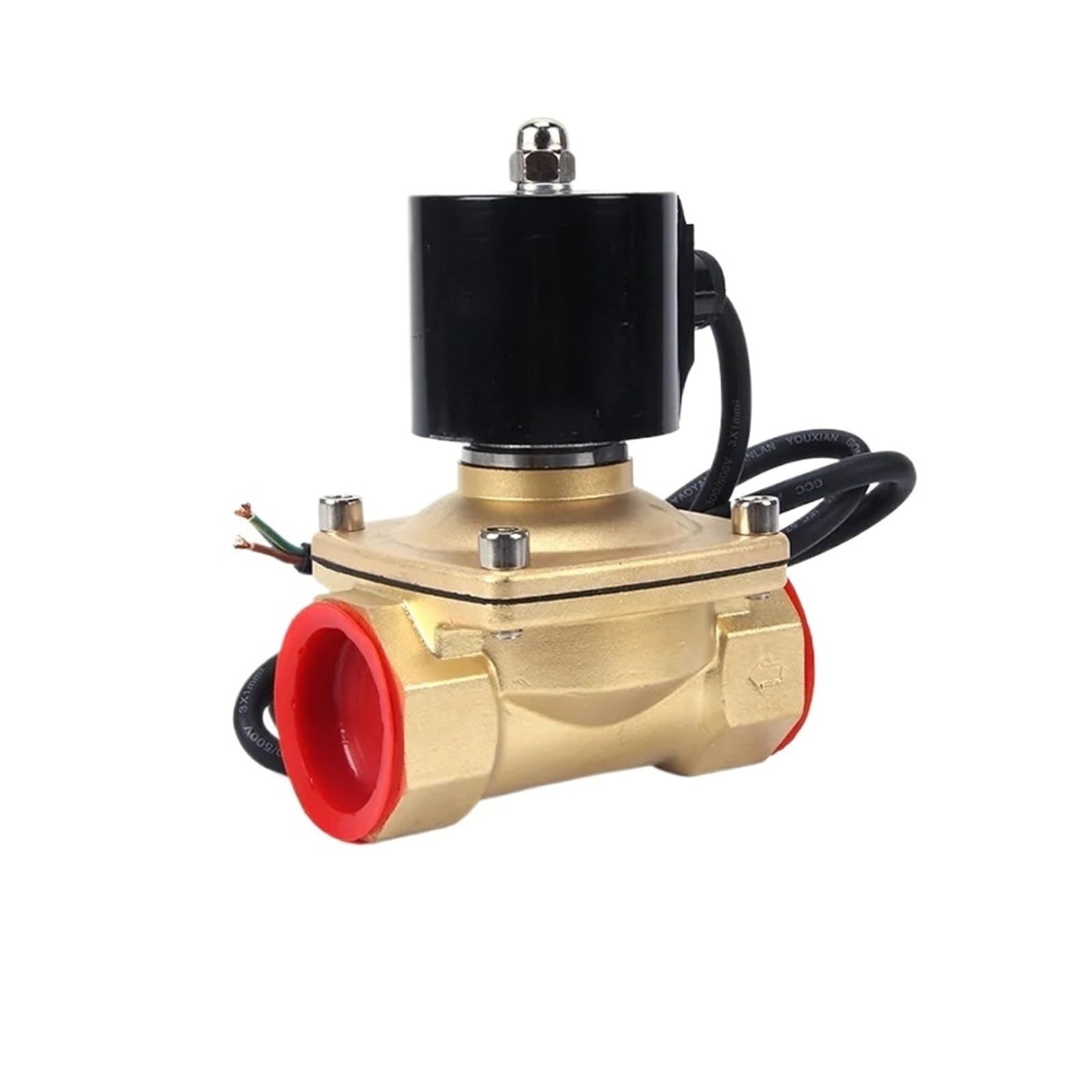 Électrovanne de fontaine DN32 12V normalement fermée IP68 pour bassin