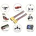 ZHOFONET 5 Pairs XT60 Pigtail,XT60 Male and Female Plug,XT60 Connector Adapter with 10cm 14AWG Silicone Wire for RC Lipo Battery FPV Racing Drone…