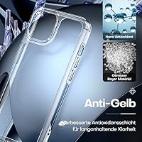 TAURI für iPhone 14 Plus Hülle 6,7" mit Schutzfolie - Durchsichtig – Ansicht 5
