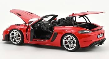 ハッピー1/18 ポルシェ 718 スパイダー RS レッド Spyder