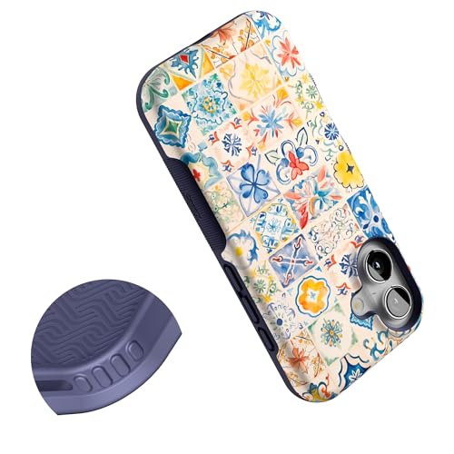 Casely iPhone 16 Case | Tuscan Tiles | Dolce Vita | Bold Protective Design | Compatible with MagSafe by Casely - Used condition - Image 5