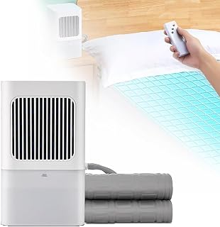 Water-cooled mattress pad with remote control, adjustable cooling system for warm sleepers and night sweats