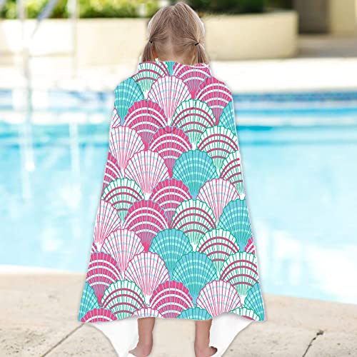 Kids-Shells-Hooded-Beach-Towel-Cute-Pink-Shells-Large-Microfiber-Beach-Bath-Towel-with-Hood-for-Girls-50x30-Soft-Absorbent-Quick-Dry-Beach-Swim-Pool-Towel-for-Toddler-Shells 51evHVJ8APL