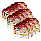 Hot Shot MaxAttrax Ant Bait, 0.07 oz Bait Stations, 4 Count, 12 Pack