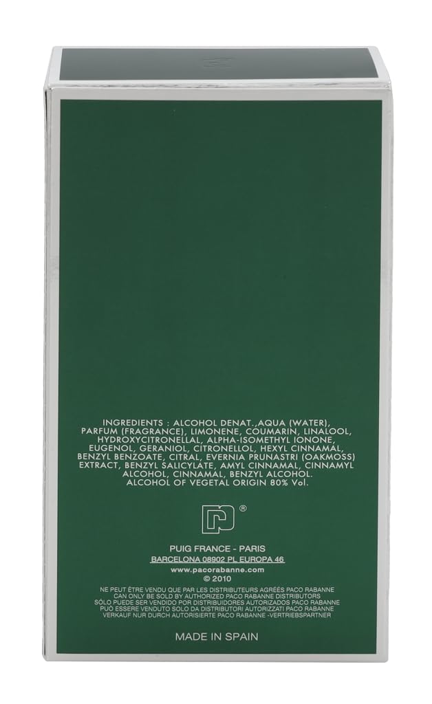 Parfum Homme Paco Rabanne Homme Paco Rabanne EDT