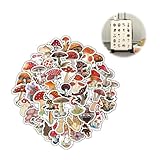 120 Stück Pilze Aufkleber,Bunt Mushroom Sticker Set,Wasserdicht Vinyl Sticker,Niedliche Pilz-aufkleber,niedliche Cartoon Mushroom,wasserdichte Aufkleber,für Kinder, Teenager, Erwachsene